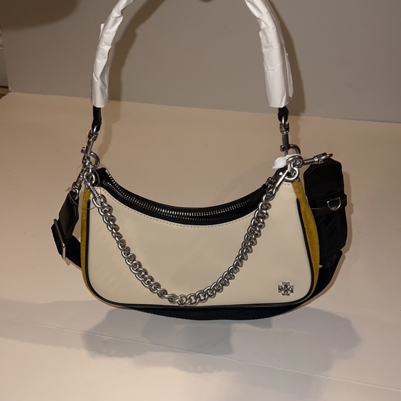 Tory Burch 151 Mercer Small Crescent Bag - Picture 8 of 14